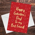 Happy Galentines Day Card For Best Friend Funny Valentines Card 
