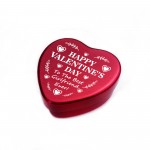 Valentines Day Gift Red Metal Tin Best Girlfriend Emotional Gift