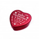 Valentines Day Gift Red Metal Tin Best Husband Emotional Gifts