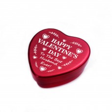 Valentines Day Gift Red Metal Tin Best Husband Emotional Gifts
