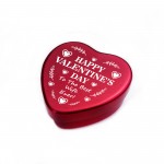 Valentines Day Gift Red Metal Tin Best Wife Emotional Gifts