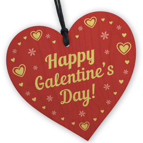 Galentines Day Gift For Friend Wooden Heart Valentines Day Gifts