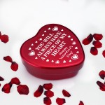 Valentines Gift for Husband Wife Romantic Message Tin For Him