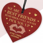 Best Friends Heart Gift For Birthday Christmas Friendship Gift
