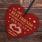 Best Friends Heart Gift For Birthday Christmas Friendship Gift