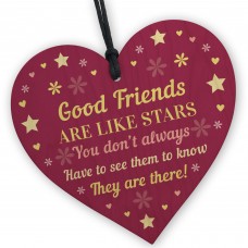 Friendship Gifts For Best Friends Wooden Heart Birthday Gift