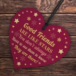 Friendship Gifts For Best Friends Wooden Heart Birthday Gift