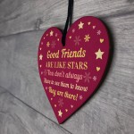 Friendship Gifts For Best Friends Wooden Heart Birthday Gift