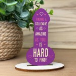 Colleague Novelty Friendship Plaque Gift For Women Leaving Job