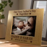 1st Fathers Day Together Gift For Dad Daddy From Daughter Son