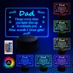 Dad Gifts For Birthday Fathers Day Acrylic Light Dad Gifts