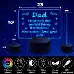 Dad Gifts For Birthday Fathers Day Acrylic Light Dad Gifts