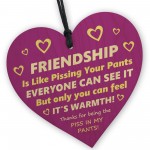 Best Friend Birthday Gifts Thank You Wood Heart Friendship Gifts