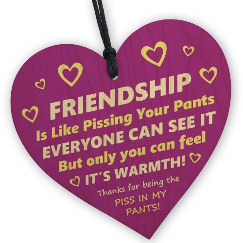 Best Friend Birthday Gifts Thank You Wood Heart Friendship Gifts