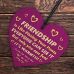 Best Friend Birthday Gifts Thank You Wood Heart Friendship Gifts