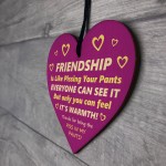 Best Friend Birthday Gifts Thank You Wood Heart Friendship Gifts