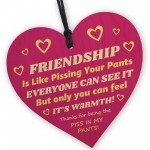 Friendship Gifts for Women Best Friends Birthday Gift Wood Heart