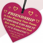 Friendship Gifts for Women Best Friends Birthday Gift Wood Heart