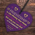Best Friend Plaque Friendship Gifts For Her Wooden Heart