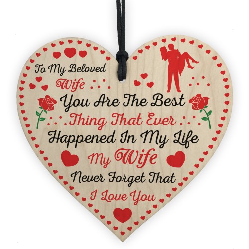 Gifts for Wife on Valentines Birthday Romantic Anniversary