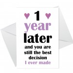 1st Anniversary Gifts for Couple Wood Heart First Anniversary