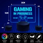 Gaming Do Not Disturb Night Light Gamer Gift For Boys Son 