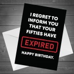 60th Birthday Card For Men Women Funny 60th Birthday Cards