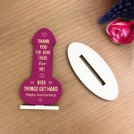 Funny Anniversary Gift Novelty Plaque For Anniversary 1st 10th