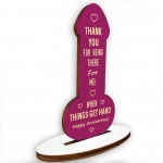 Funny Anniversary Gift Novelty Plaque For Anniversary 1st 10th