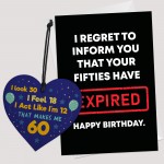 Funny 60th Birthday Gift For Women Men 60th Birthday Card