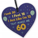 Funny 60th Birthday Gift For Women Men 60th Birthday Card