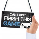 Funny Gamer Gift 3 Pack Gaming Sign For Boys Bedroom Man Cave