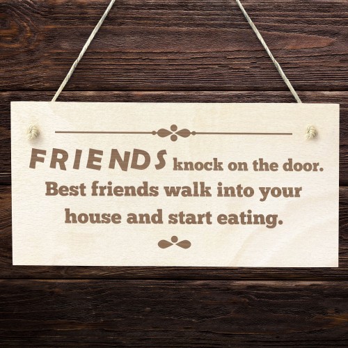 Funny BEST FRIEND PLAQUE Friendship Sign Gift For Him Her