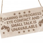 Gaming Signs For Boys Bedroom Man Cave Engraved Sign