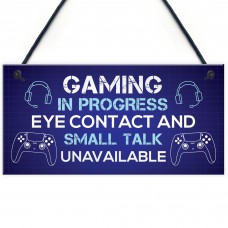 Games Room Sign For Boys Bedroom Gaming Accessories Gifts 