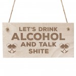 Funny Wooden Hanging Bar Sign For Home Bar Pub Sign Man Cave