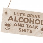 Funny Wooden Hanging Bar Sign For Home Bar Pub Sign Man Cave