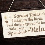 Garden Sign And Plaques For Outside Wooden Garden Wall Sign