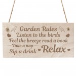 Garden Sign And Plaques For Outside Wooden Garden Wall Sign