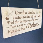 Garden Sign And Plaques For Outside Wooden Garden Wall Sign