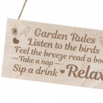 Garden Sign And Plaques For Outside Wooden Garden Wall Sign