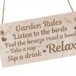 Garden Sign And Plaques For Outside Wooden Garden Wall Sign