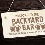 Bar Signs For Home Bar Outside Engraved Hanging Plaque Garden