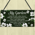 Garden Rules 3 Piece Bundle Novelty Hanging Garden Plaques Shed