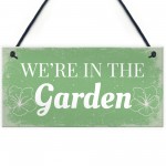 3 PACK Garden Rules Hanging Sign Bundle Gift For Her Women