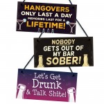 Funny Hanging Bar Signs 3 Pieces Bundle Bar Signs For Home Bar