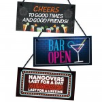 Funny Bar Alcohol Signs Gift For Friend Home Garden Bar Man Cave