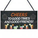 Funny Bar Alcohol Signs Gift For Friend Home Garden Bar Man Cave