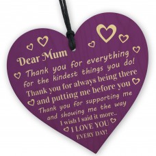 I Love You Mum Gifts THANK YOU Gift For Mum Birthday Mothers Day