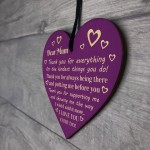 I Love You Mum Gifts THANK YOU Gift For Mum Birthday Mothers Day